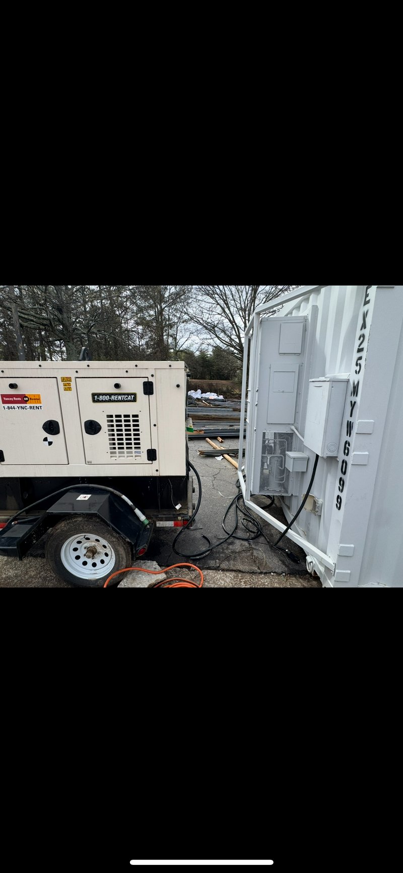 Jobsite generator hookup