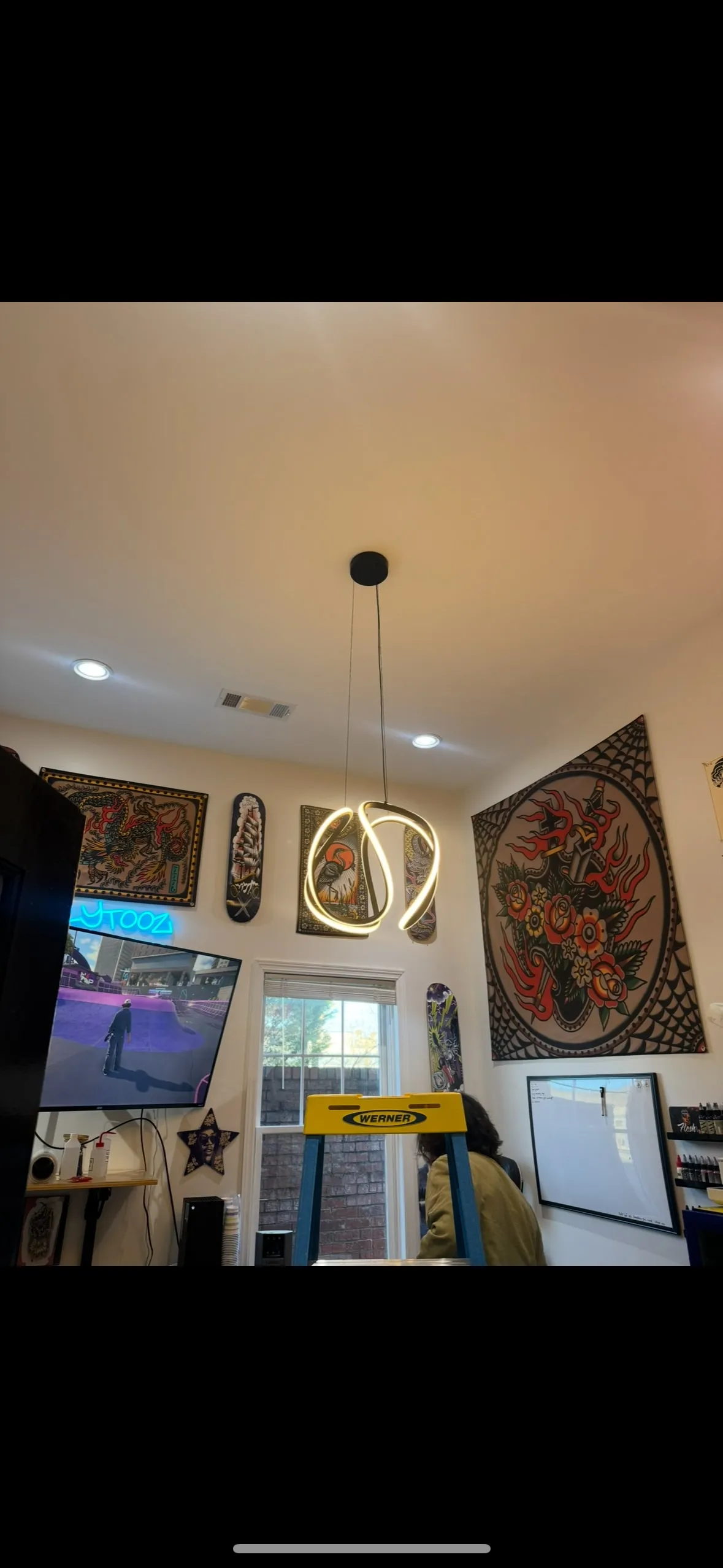 Custom LED pendant — Lighting by Cam's Electric